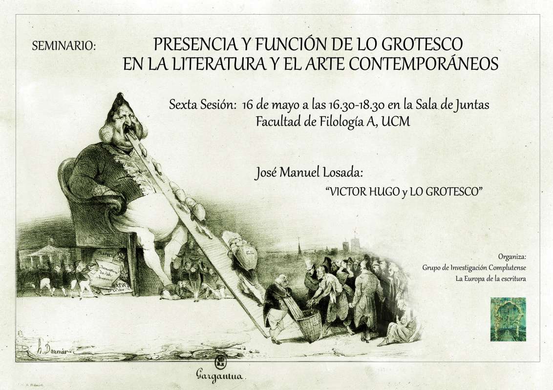 Sexta sesión del Seminario de Estética Presencia de lo grotesco en la literatura y en el arte contemporáneos (16 de mayo 2023) - 1